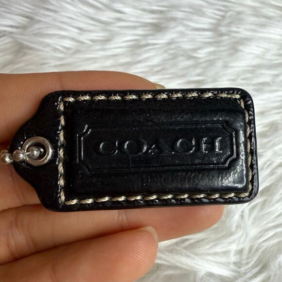 1.5" COACH  Fob Bag Charm Hang tag Hangtag - Picture 1 of 2